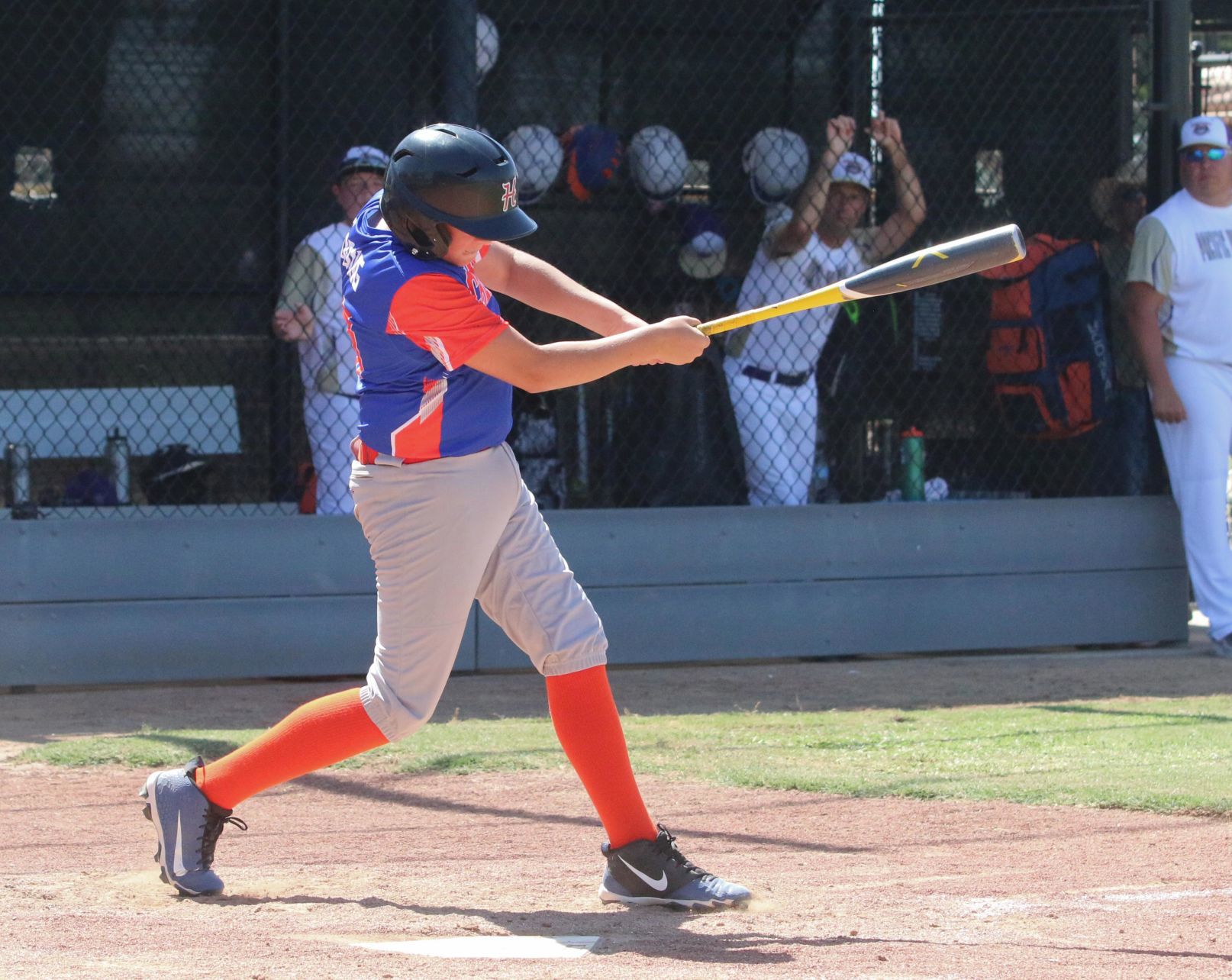 Contagious hitting, errors lifts Central California in World Series opener